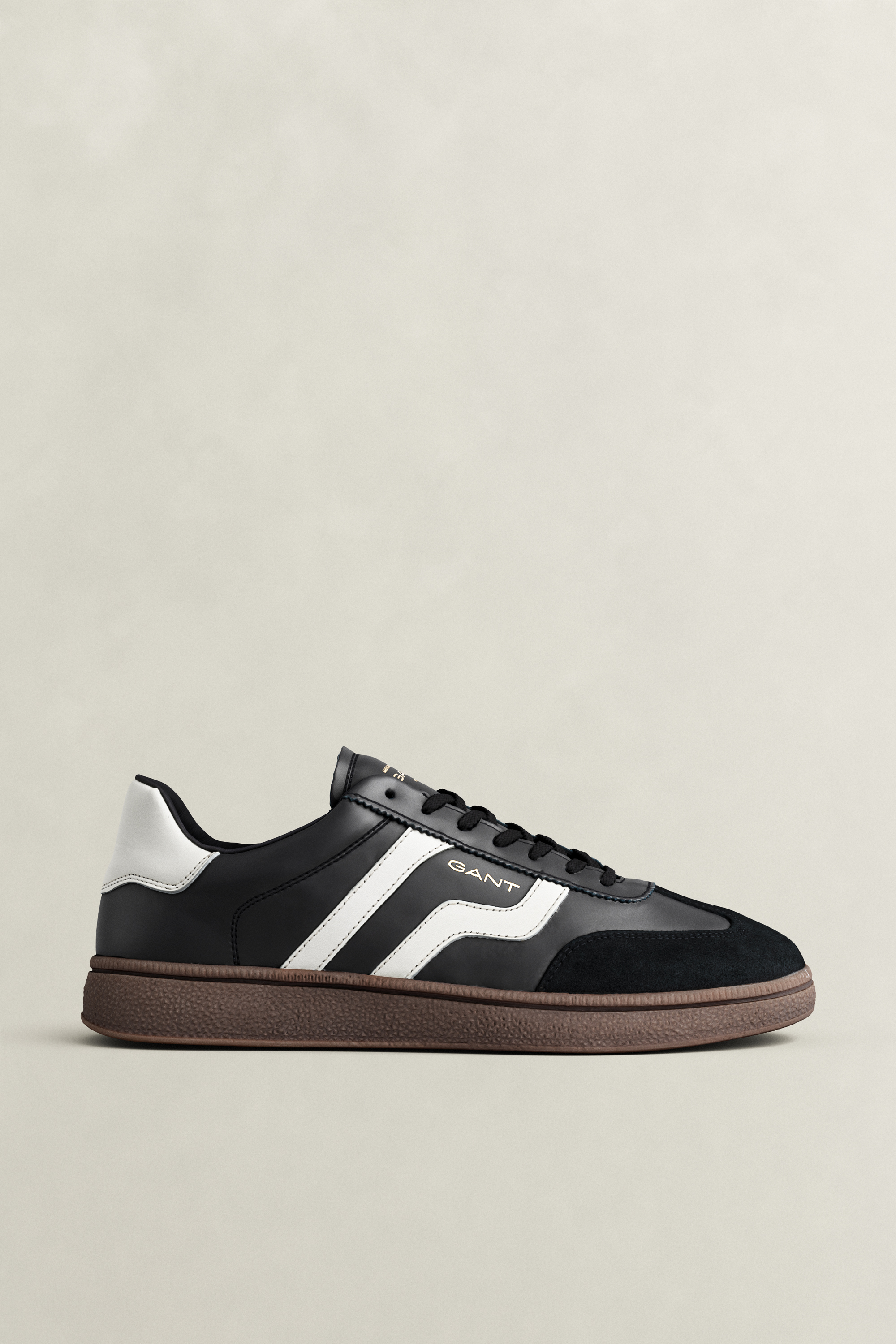 Gant Men's Black Cuzmo Leather Sneakers (41)
