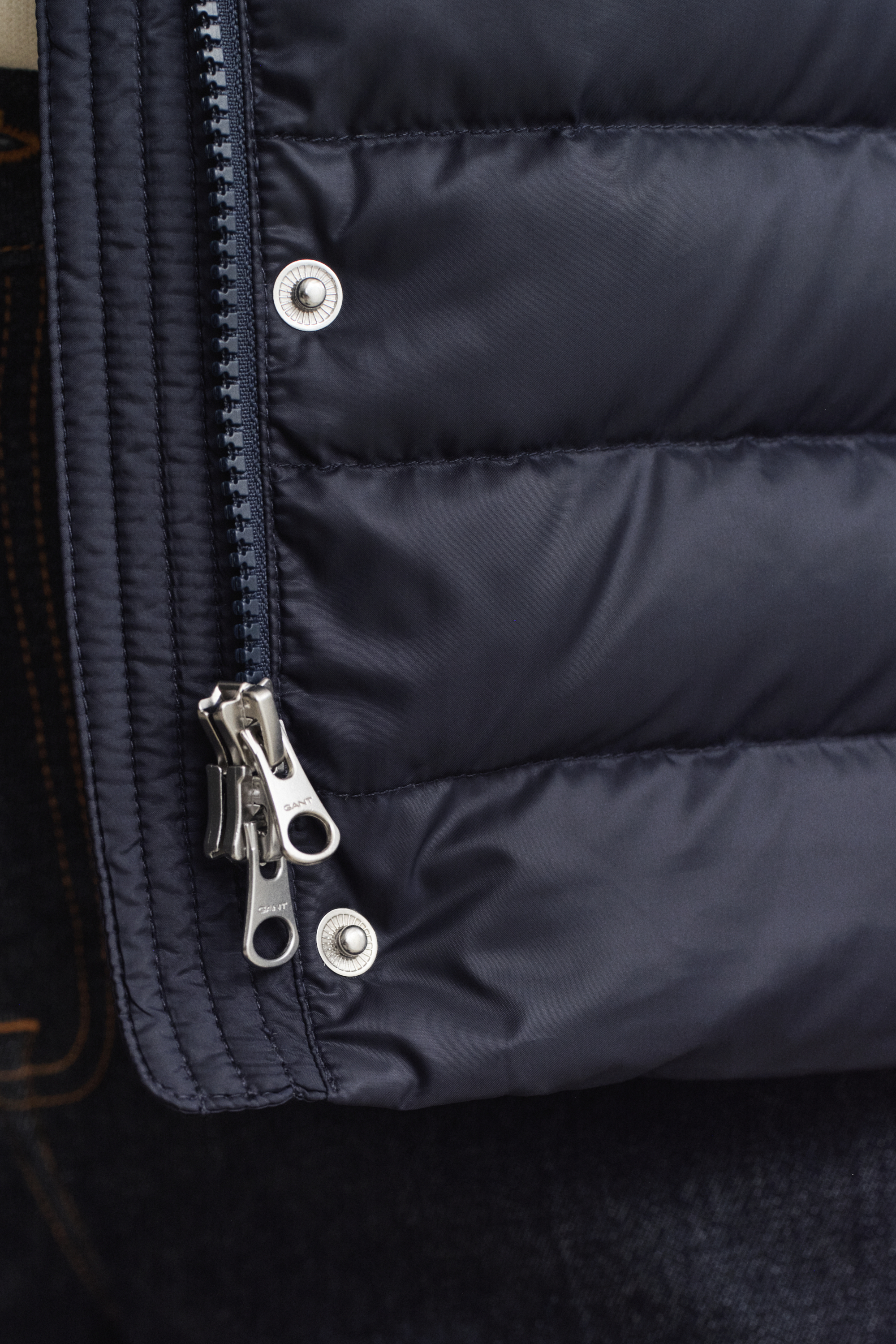 Gant Light Down Jacket In Blue