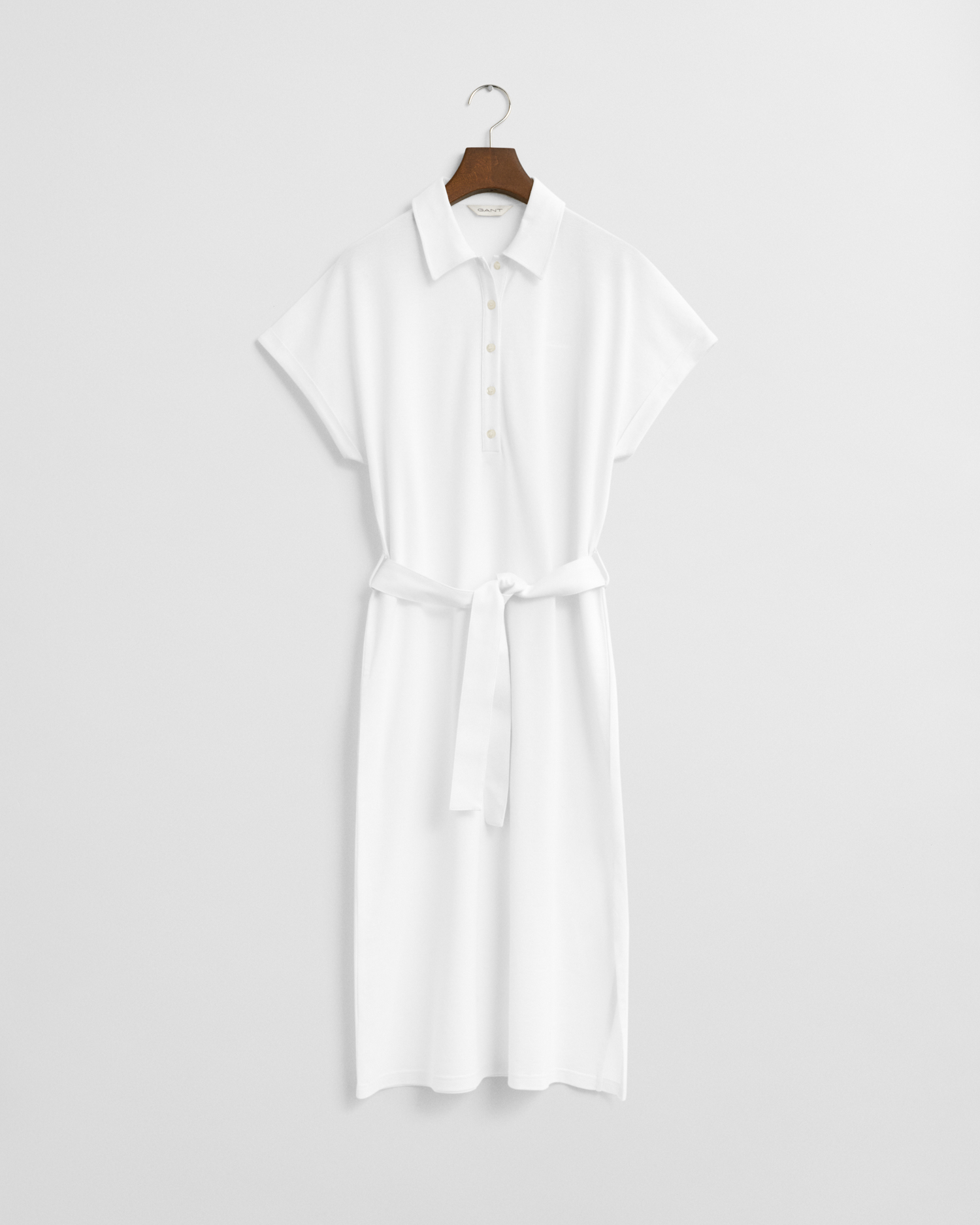Gant Women's White Piqué Polo Dress (Xs)