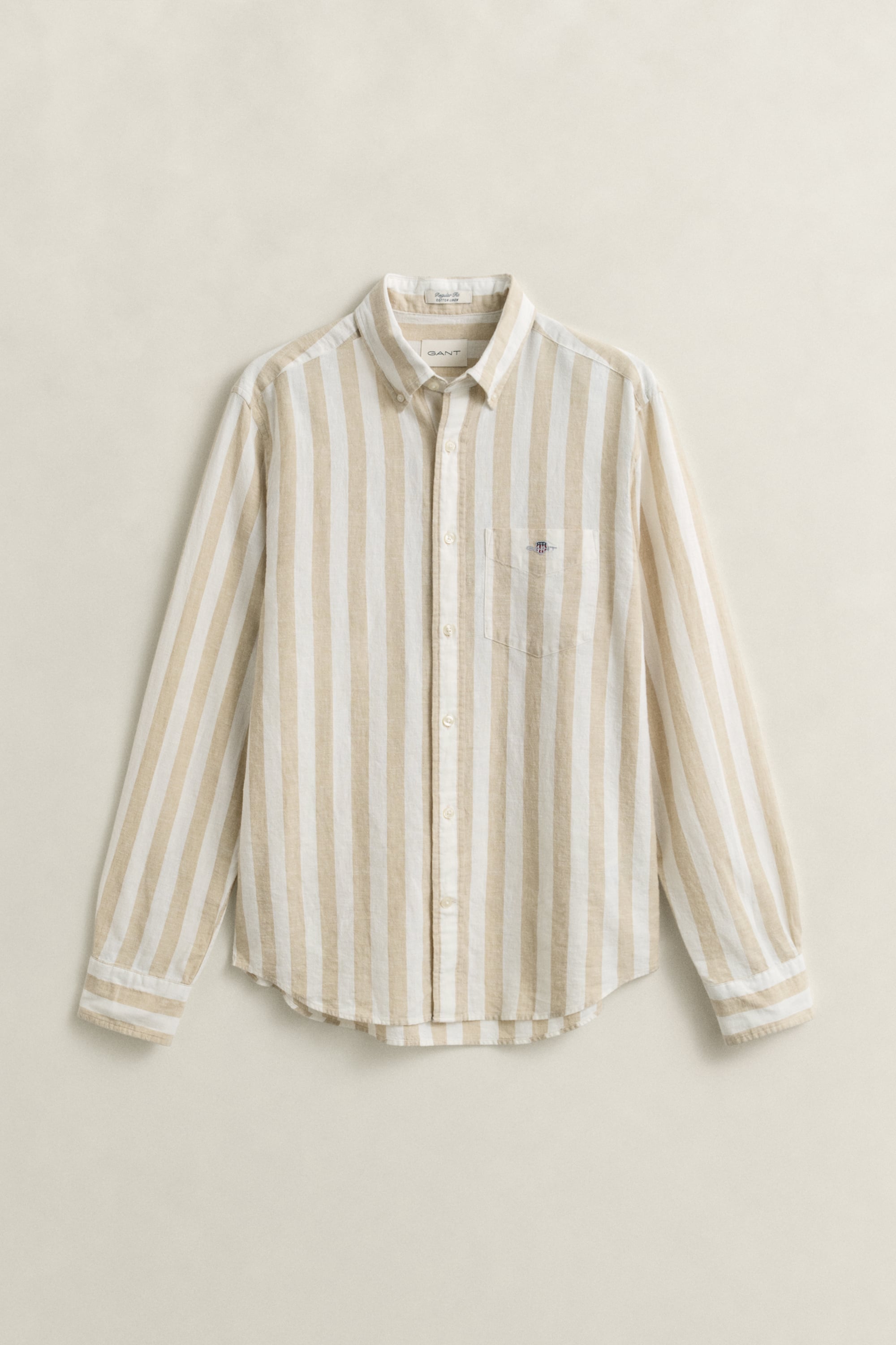 Striped Linen Blend Shirt