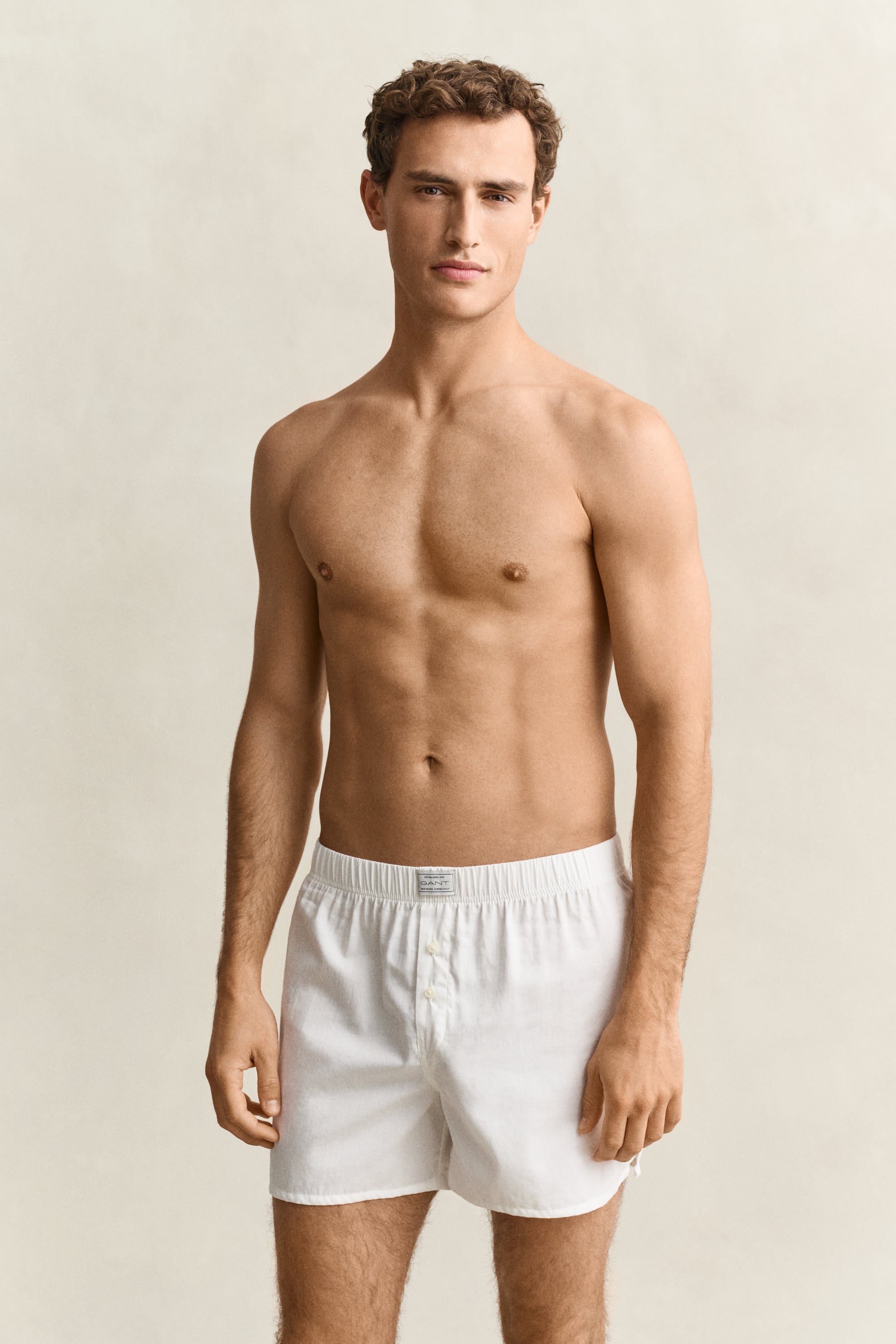 GANT Mens 2 Pack Woven Boxer Shorts, White, Size 2Xl, Men - Image 5