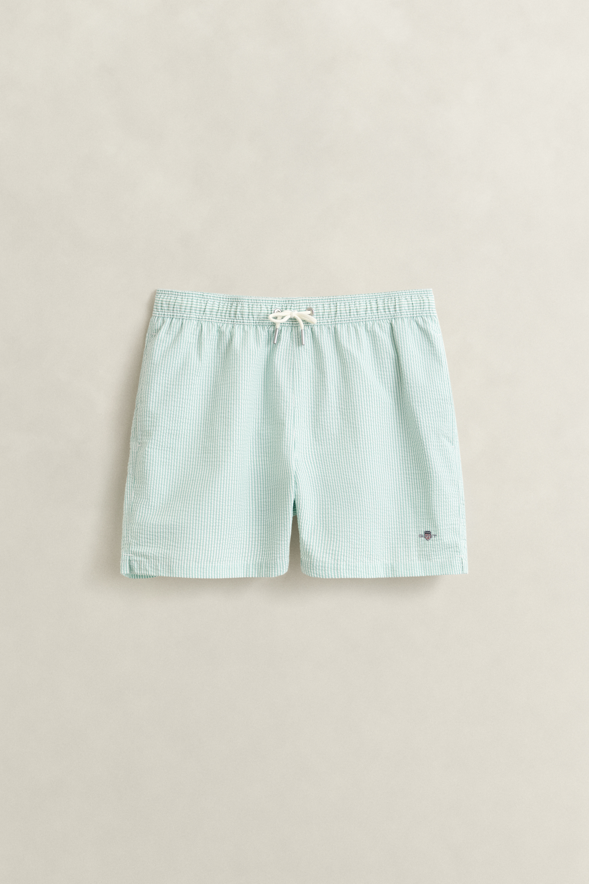 Striped Seersucker Swim Shorts