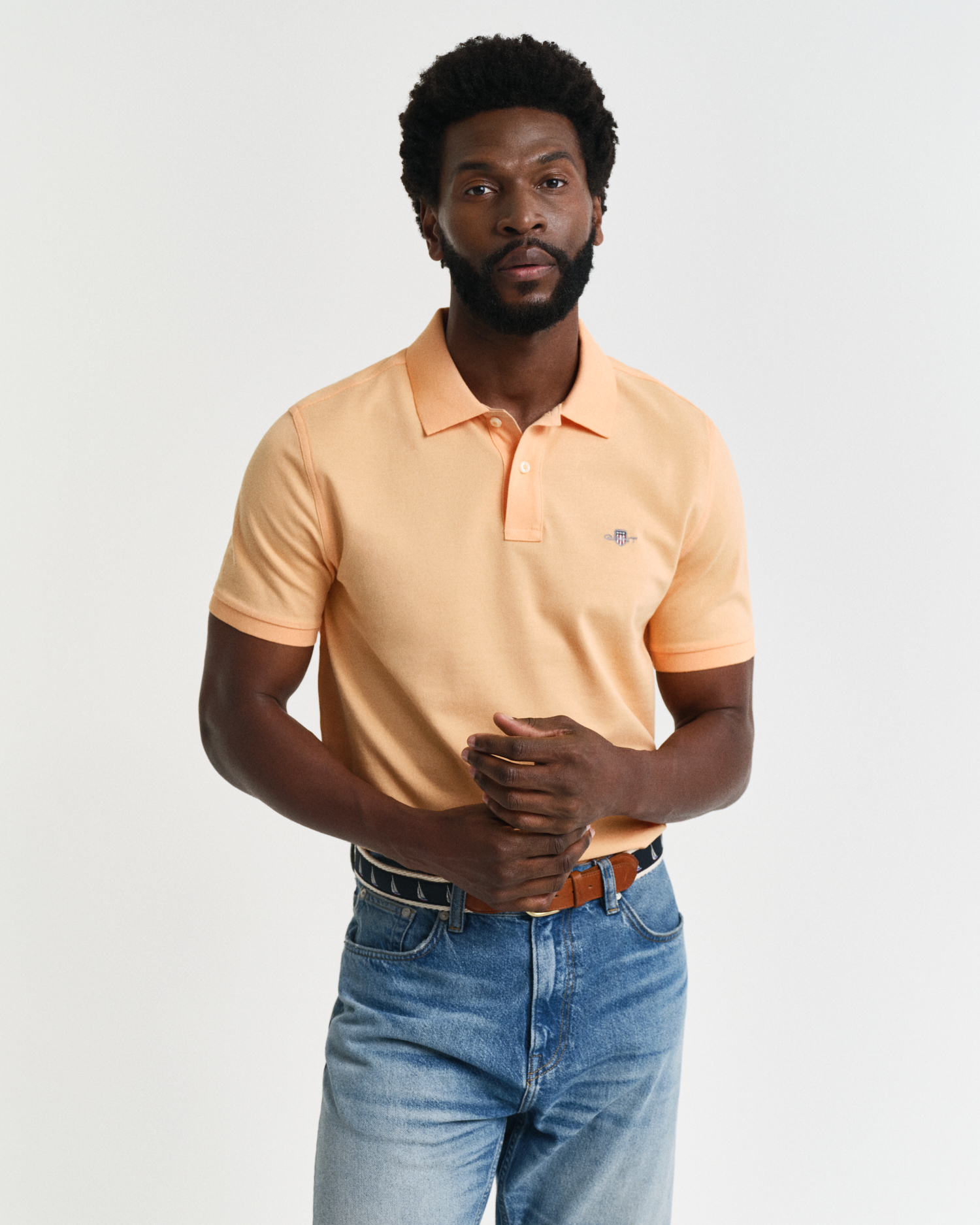 GANT Men Regular Fit Shield Piqué Polo Shirt (XXL)