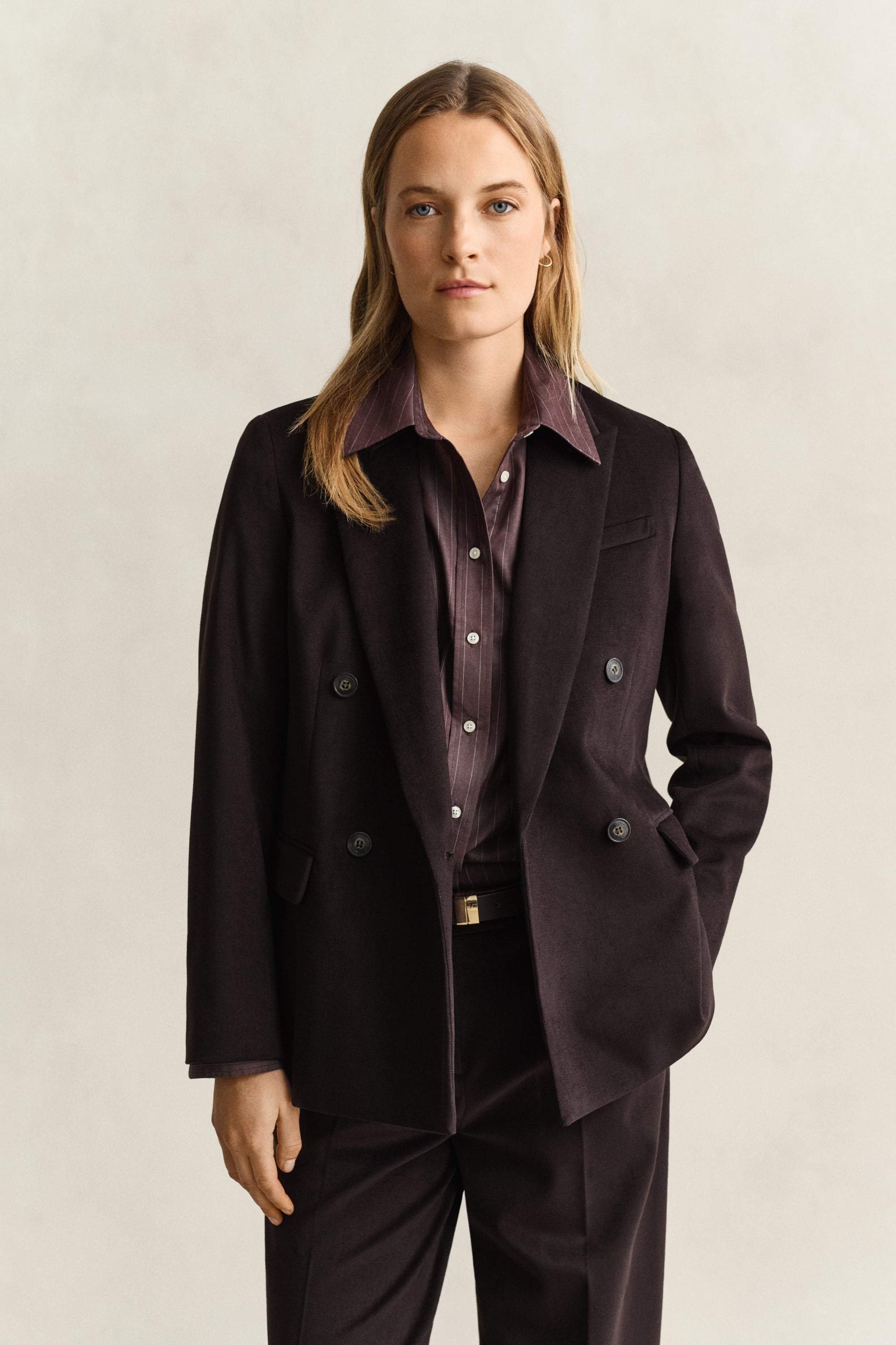 Twill Velvet Club Blazer DEEP