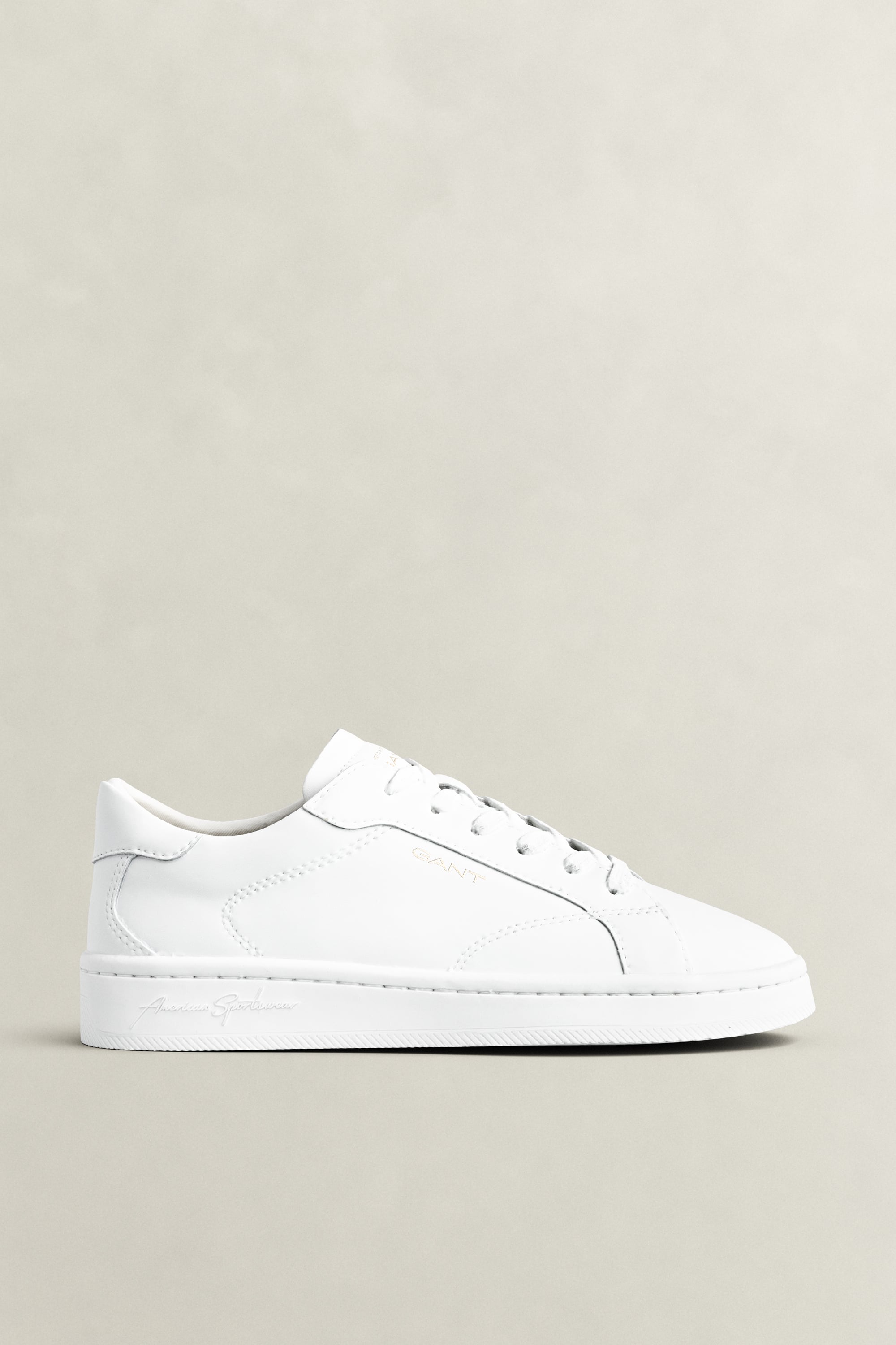 Gant Women's White Prepla Leather Sneakers (41)
