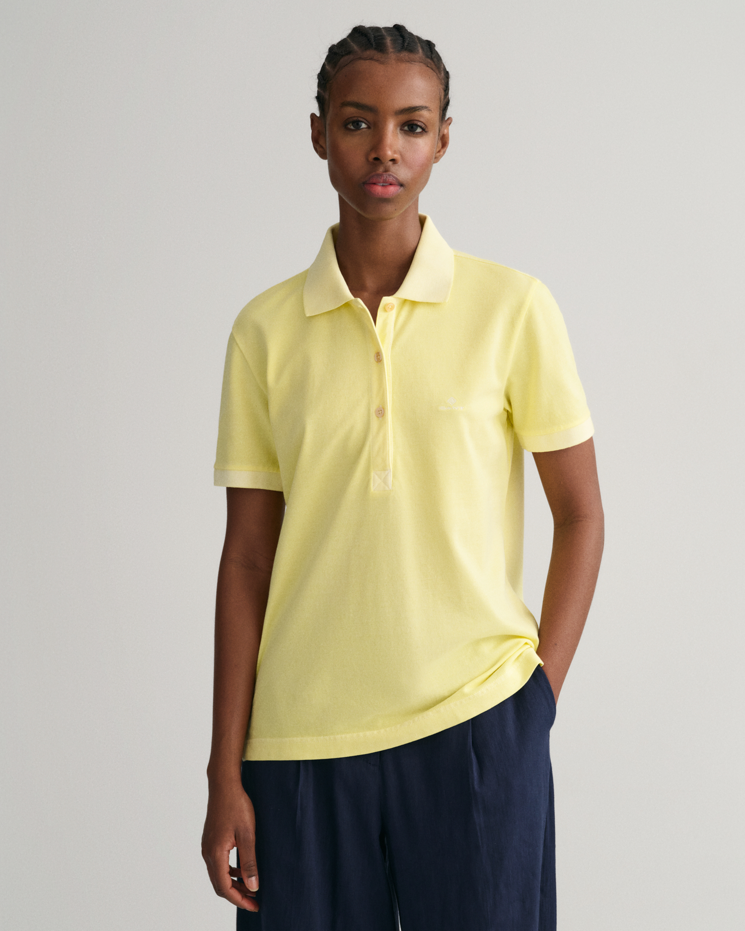 GANT Women Sunfaded Piqué Polo Shirt (XXL)
