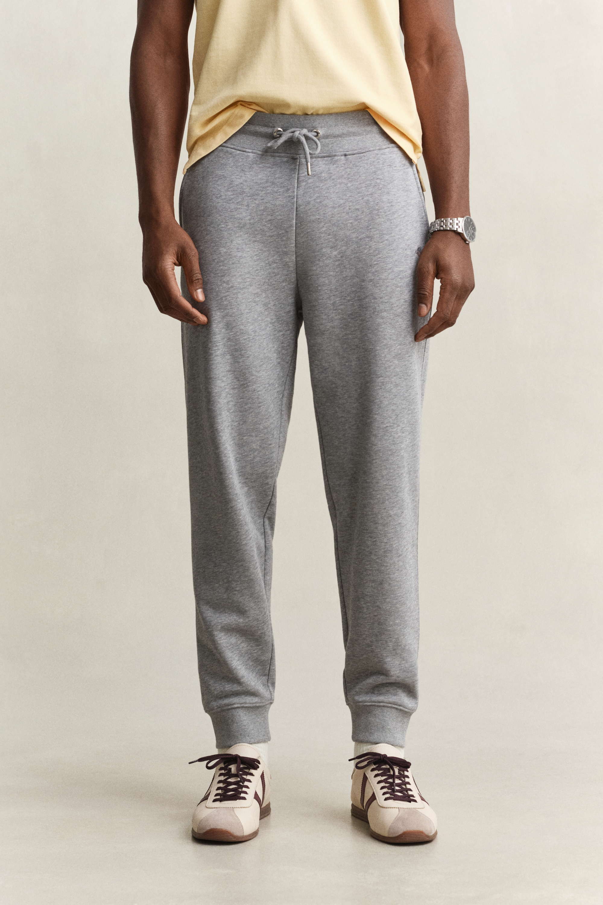 Gant Men's Grey Shield Sweatpants (Xxl) Melange