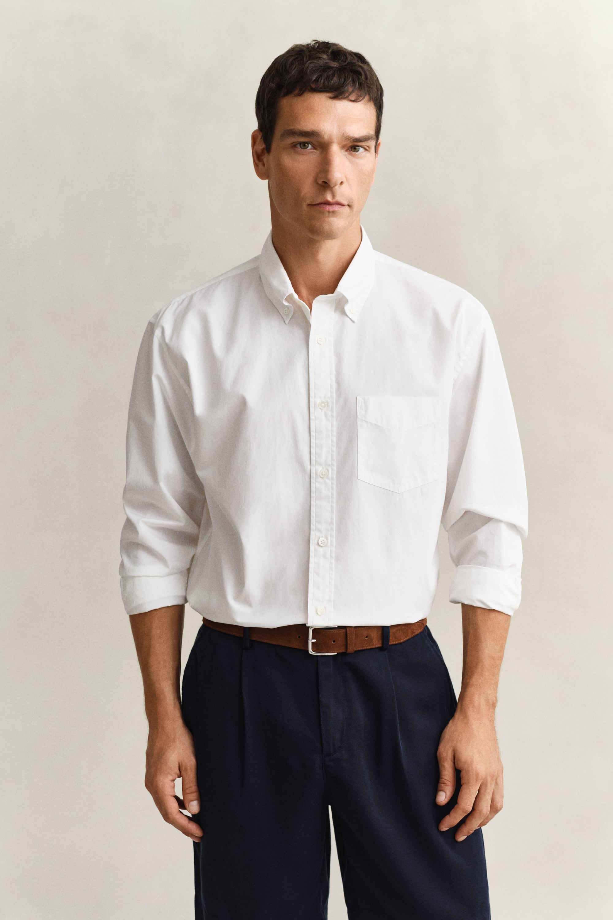 Gant Men's White Poplin Shirt (Xxl)