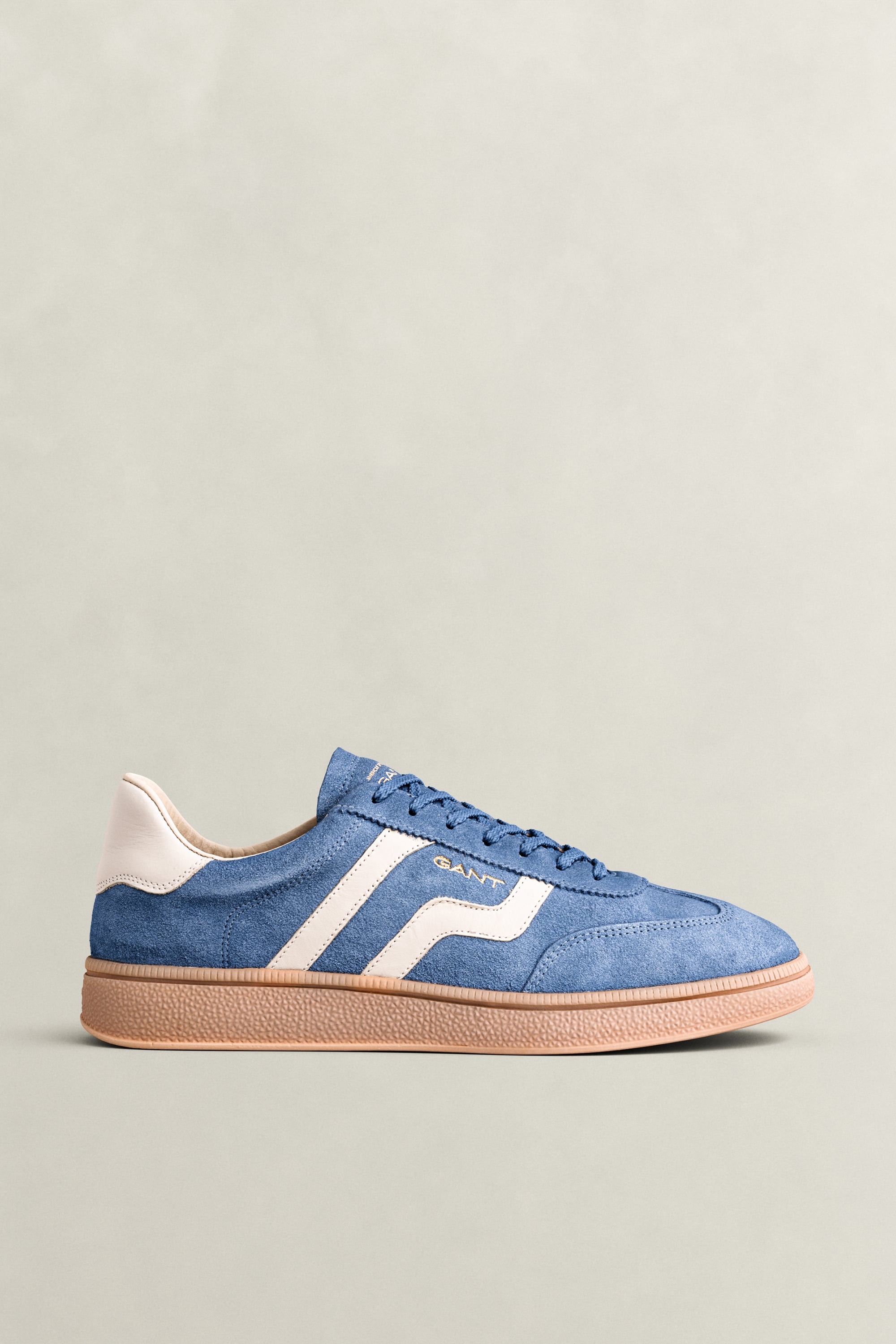 Gant Men's Faded Denim Cuzmo Suede Sneakers (42)